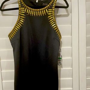 Thalia Black Cocktail Dress